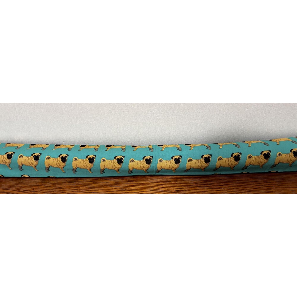 36"Door Draft Stopper Dog Fabric Saves Energy Blocks Cold, Heat, Noise Unfilled